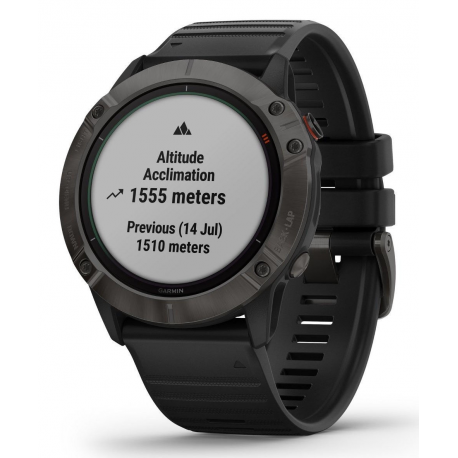 SMARTWATCH FENIX 6X PRO SOLAR/C.GREY/BK 010-02157-21 GARMIN