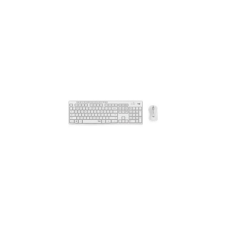 Logitech MK295 Silent - Keyboard and mouse set - wireless - 2.4 GHz - US International - off white - 0