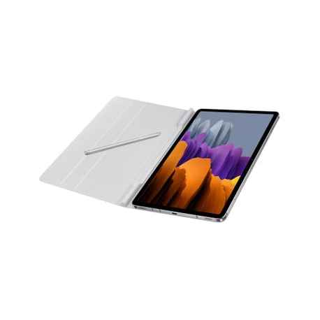 Samsung Book Cover EF-BT870 - Flip cover for tablet - mystic silver - for Galaxy Tab S7 - 5