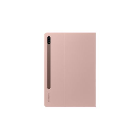 Samsung Book Cover EF-BT870 - Flip cover for tablet - mystic bronze - for Galaxy Tab S7 - 1