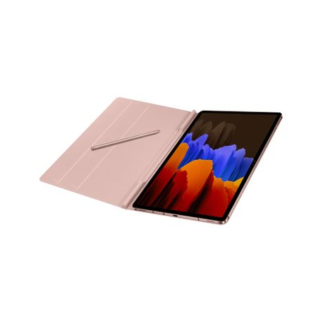 Samsung Book Cover EF-BT870 - Flip cover for tablet - mystic bronze - for Galaxy Tab S7 - 6