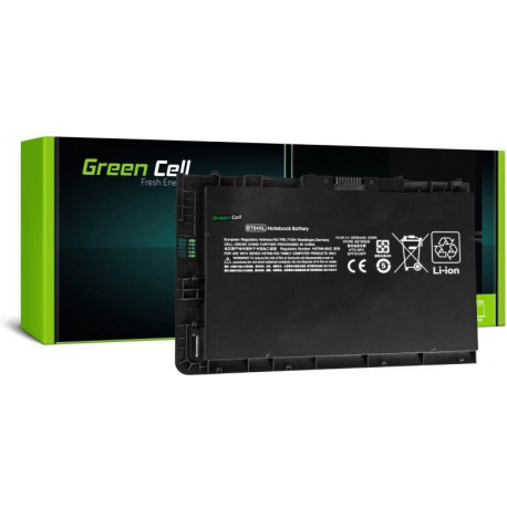 Green Cell - Laptop battery (equivalent to: HP BT04XL, HP BA06XL) - lithium polymer - 6-cell - 3500 mAh - black - for HP EliteBook Folio 9470m, 9480m - 4