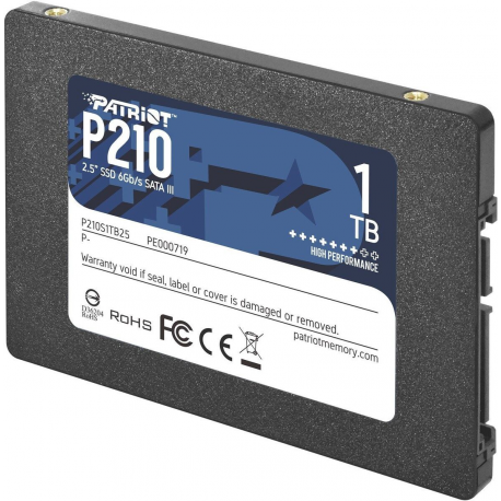 Patriot P210 - SSD - 1 TB - internal - 2.5" - SATA 6Gb/s - 1