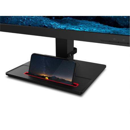 Lenovo ThinkVision T23i-20 - LED monitor - 23" - 1920 x 1080 Full HD (1080p) @ 60 Hz - IPS - 250 cd / m² - 1000:1 - 4 ms - HDMI, VGA, DisplayPort - raven black - 1