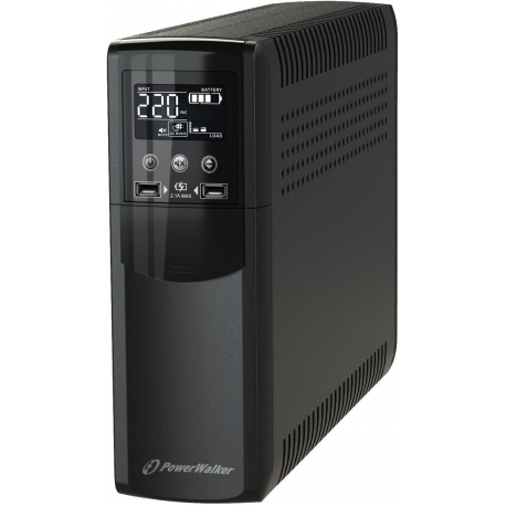PowerWalker VI 800 CSW FR - UPS - AC 170-280 V - 480 Watt - 800 VA 9 Ah - USB - output connectors: 4 - 0