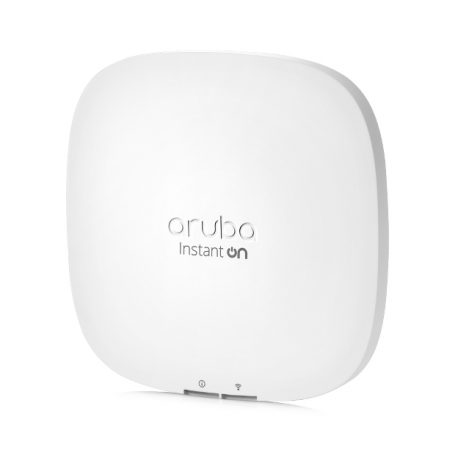 HPE Aruba Instant ON AP22 (RW) - Radio access point - Bluetooth, Wi-Fi 6 - 2.4 GHz, 5 GHz - wall  /  ceiling mountable - 4