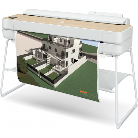 HP DesignJet Studio - 36" large-format printer - colour - ink-jet - A0, ANSI D, Roll (91.4 cm x 45.7 m) - 2400 x 1200 dpi - up to 0.42 min / page (mono) / up to 0.42 min / page (colour) - USB 2.0, LAN, Wi-Fi - 4