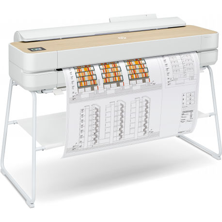 HP DesignJet Studio - 36" large-format printer - colour - ink-jet - A0, ANSI D, Roll (91.4 cm x 45.7 m) - 2400 x 1200 dpi - up to 0.42 min / page (mono) / up to 0.42 min / page (colour) - USB 2.0, LAN, Wi-Fi - 8