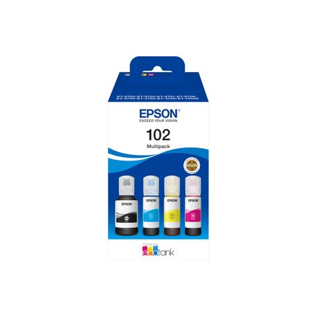 Epson - 4-pack - black, yellow, cyan, magenta - original - ink cartridge - for EcoTank ET-15000, 2750, 2751, 2756, 2850, 2851, 2856, 3850, 4750, 4850, 4856 - 1