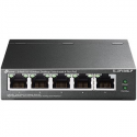 TP-Link TL-SF1005LP - V1 - switch - unmanaged - 5 x 10/100 (4 PoE) - desktop, wall-mountable - PoE (41 W)