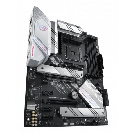 ASUS ROG STRIX B550-A GAMING - Motherboard - ATX - Socket AM4 - AMD B550 Chipset - USB-C Gen2, USB 3.2 Gen 1, USB 3.2 Gen 2 - 2.5 Gigabit LAN - onboard graphics (CPU required) - HD Audio (8-channel) - 2