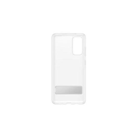 Samsung Clear Standing Cover EF-JG780 - Back cover for mobile phone - thermoplastic polyurethane (TPU) - transparent - for Galaxy S20 FE, S20 FE 5G - 1