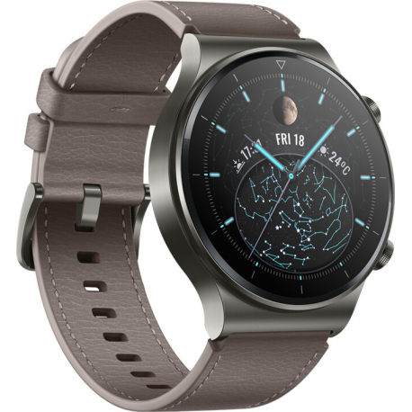 HUAWEI WATCH GT 2 PRO, TITANIUM, GREY STRAP