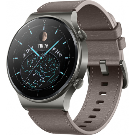 HUAWEI WATCH GT 2 PRO, TITANIUM, GREY STRAP