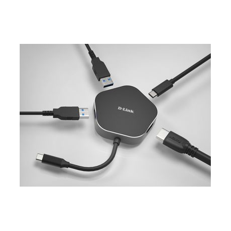 D-Link DUB-M420 - Docking station - USB-C  /  Thunderbolt 3 - HDMI - 1