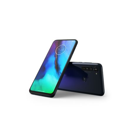Motorola Moto G Pro - Android One - smartphone - dual-SIM - 4G LTE - 128 GB - microSDXC slot - GSM - 6.4" - 2300 x 1080 pixels (399 ppi) - IPS - RAM 4 GB - (16 MP front camera) - 3x rear cameras - Android - mystic indigo - 3