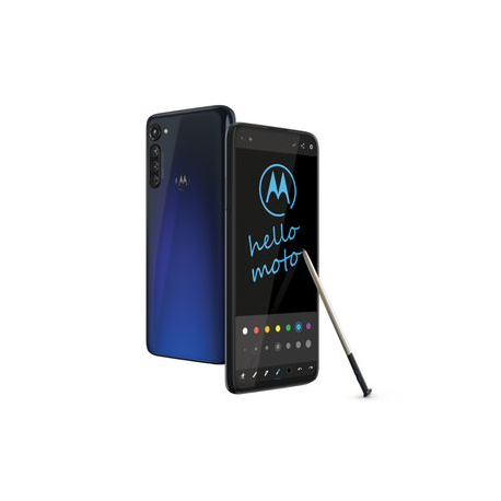 Motorola Moto G Pro - Android One - smartphone - dual-SIM - 4G LTE - 128 GB - microSDXC slot - GSM - 6.4" - 2300 x 1080 pixels (399 ppi) - IPS - RAM 4 GB - (16 MP front camera) - 3x rear cameras - Android - mystic indigo - 6