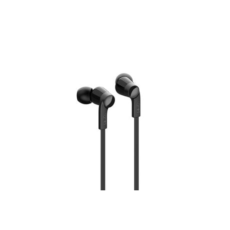 Belkin ROCKSTAR - Earphones with mic - in-ear - wired - USB-C - noise isolating - black - 1