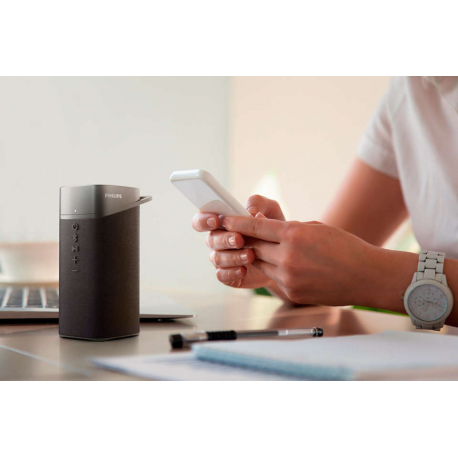 Philips Wireless speaker TAS3505/00, Bluetooth 5.0, IPX7, 10 hours play time, 2.5 hours charging time, Built-in microphone, 5W