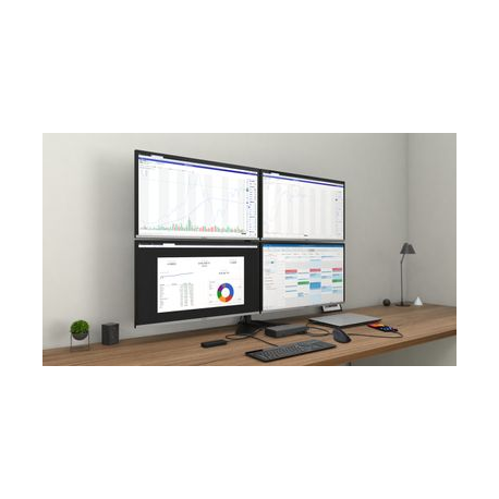 i-Tec USB-C Quattro Display Docking Station with Power Delivery - Docking station - USB-C  /  Thunderbolt 3 - 2 x HDMI, 2 x DP - GigE - with i-Tec Universal Charger 112 W - 4
