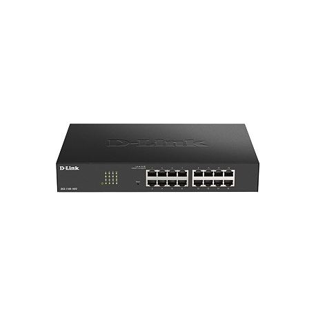 D-Link DGS 1100-16V2 - Switch - smart - 16 x 10 / 100 / 1000 - desktop, rack-mountable - 1