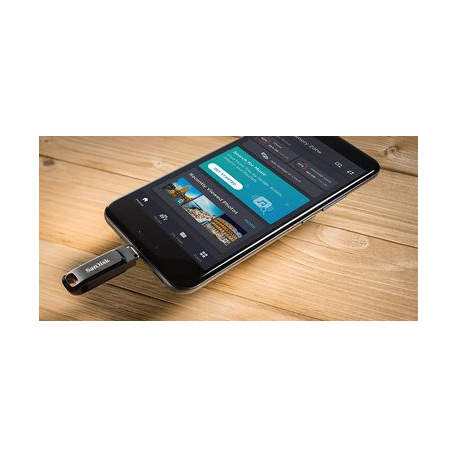 SanDisk Ultra Dual Drive Go - USB flash drive - 64 GB - USB 3.1 Gen 1 / USB-C - 7