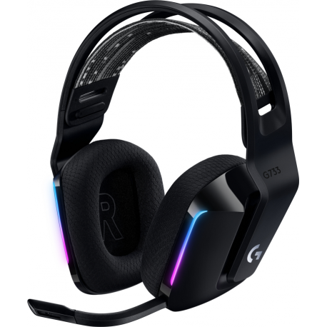 Logitech G G733 LIGHTSPEED Wireless RGB Gaming Headset - Headset - full size - 2.4 GHz - wireless - black - 4