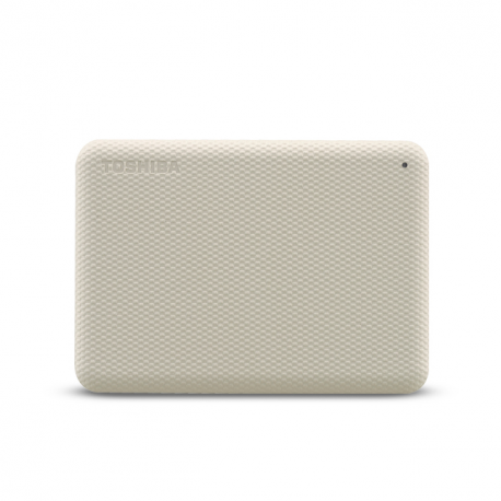 Toshiba Canvio Advance - Hard drive - 2 TB - external (portable) - 2.5" - USB 3.2 Gen 1 - light beige - 0