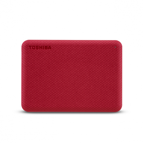 Toshiba Canvio Advance - Hard drive - 2 TB - external (portable) - 2.5" - USB 3.2 Gen 1 - red - 0