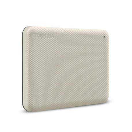 Toshiba Canvio Advance - Hard drive - 4 TB - external (portable) - 2.5" - USB 3.2 Gen 1 - light beige - 4