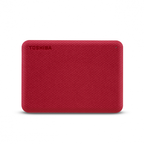Toshiba Canvio Advance - Hard drive - 4 TB - external (portable) - 2.5" - USB 3.2 Gen 1 - red - 0