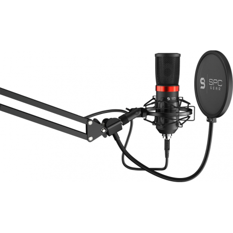 SPC Gear SM950 - Microphone - USB - black - 5