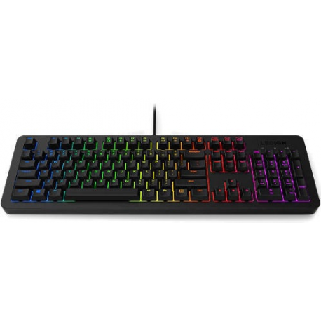 Lenovo Legion K300 Gaming - Keyboard - backlit - USB - US - black - retail - for IdeaCentre 5 14; IdeaCentre AIO 3 24; 3 27; IdeaPad 1 14; 3 14; 5 14; 5 Pro 14; V15 - 1