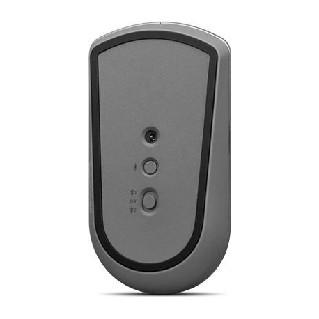 Lenovo 600 Silent - Mouse - right and left-handed - blue optical - 3 buttons - wireless - Bluetooth 5.0 - iron grey - retail - for ThinkCentre M80t Gen 3; ThinkCentre neo 50; ThinkPad T14s Gen 3; V50t Gen 2-13 - 5