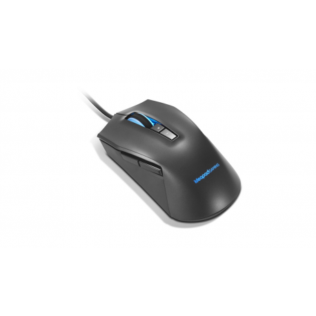 Lenovo IdeaPad Gaming M100 RGB Mouse - Mouse - ergonomic - right-handed - optical - 7 buttons - wired - USB 2.0 - black - for IdeaCentre AIO 3 24; 3 27; IdeaPad 1 14; 3 14; 5 14; 5 Pro 14; V15; Yoga Slim 7 Pro 14 - 0
