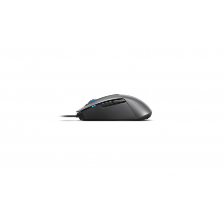 Lenovo IdeaPad Gaming M100 RGB Mouse - Mouse - ergonomic - right-handed - optical - 7 buttons - wired - USB 2.0 - black - for IdeaCentre AIO 3 24; 3 27; IdeaPad 1 14; 3 14; 5 14; 5 Pro 14; V15; Yoga Slim 7 Pro 14 - 1