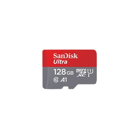 SanDisk Ultra - Flash memory card - 128 GB - A1  /  UHS Class 1  /  Class10 - microSDXC UHS-I - 0