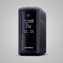CyberPower Value Pro VP700EILCD - UPS - AC 230 V - 390 Watt - 700 VA - 1-phase - RS-232, USB - output connectors: 6 - black