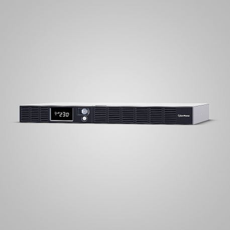 CyberPower Office Rackmount Series OR1500ERM1U - UPS (rack-mountable) - AC 230 V - 900 Watt - 1500 VA - 1-phase - Ethernet, RS-232, USB - output connectors: 6 - 1U - silver - 3
