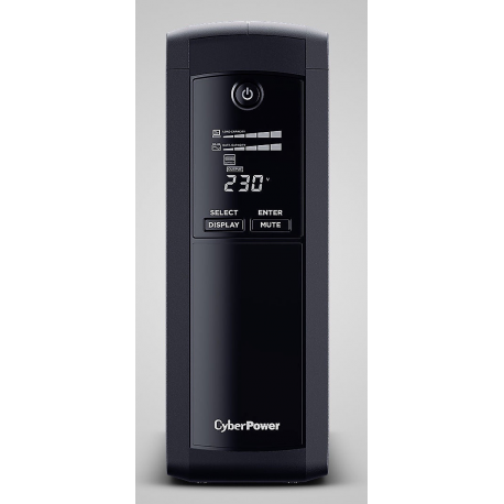 CyberPower Value Pro VP1200ELCD-FR - UPS - AC 230 V - 720 Watt - 1200 VA - 1-phase - RS-232, USB - output connectors: 4 - black - 1