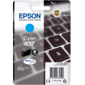 Epson 407 - 20.3 ml - L size - cyan - original - ink cartridge - for WorkForce Pro WF-4745, WF-4745DTWF