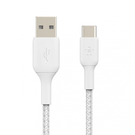 Belkin BOOST CHARGE - USB cable - USB-C (M) to USB (M) - 2 m - white - 4