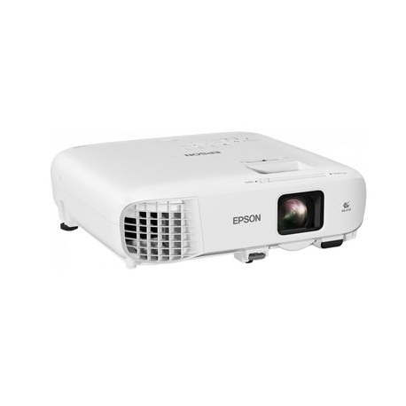 Epson EB-X49 - 3LCD projector - portable - 3600 lumens (white) - 3600 lumens (colour) - XGA (1024 x 768) - 4:3 - LAN - white - 0