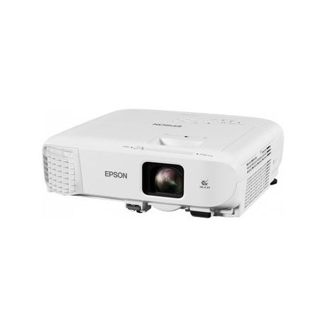 Epson EB-X49 - 3LCD projector - portable - 3600 lumens (white) - 3600 lumens (colour) - XGA (1024 x 768) - 4:3 - LAN - white - 1