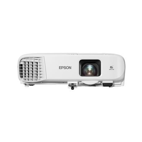 Epson EB-X49 - 3LCD projector - portable - 3600 lumens (white) - 3600 lumens (colour) - XGA (1024 x 768) - 4:3 - LAN - white - 3