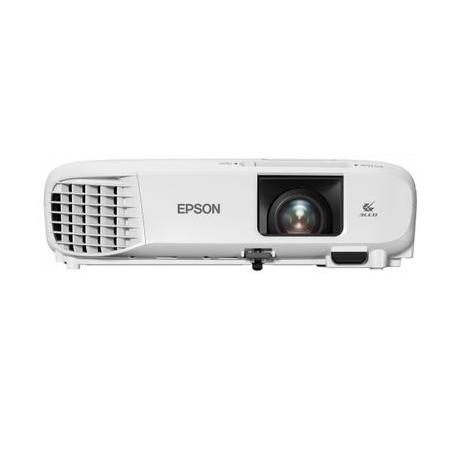 Epson EB-X49 - 3LCD projector - portable - 3600 lumens (white) - 3600 lumens (colour) - XGA (1024 x 768) - 4:3 - LAN - white - 9