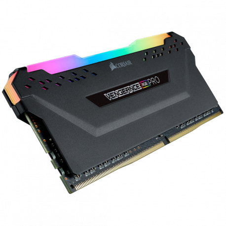 CORSAIR Vengeance RGB PRO - DDR4 - module - 8 GB - DIMM 288-pin - 3200 MHz  /  PC4-25600 - CL16 - 1.35 V - unbuffered - non-ECC - black - 0