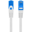 Lanberg - Patch cable - RJ-45 (M) to RJ-45 (M) - 10 m - 0.98 cm - S / FTP - CAT 6a - stranded - grey, RAL 7035