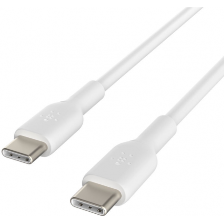 Belkin BOOST CHARGE - USB cable - USB-C (M) to USB-C (M) - 2 m - white - 4
