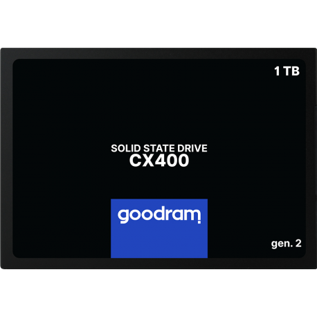 GOODRAM CX400 - Gen 2 - SSD - 1 TB - internal - 2.5" - SATA 6Gb / s - 0